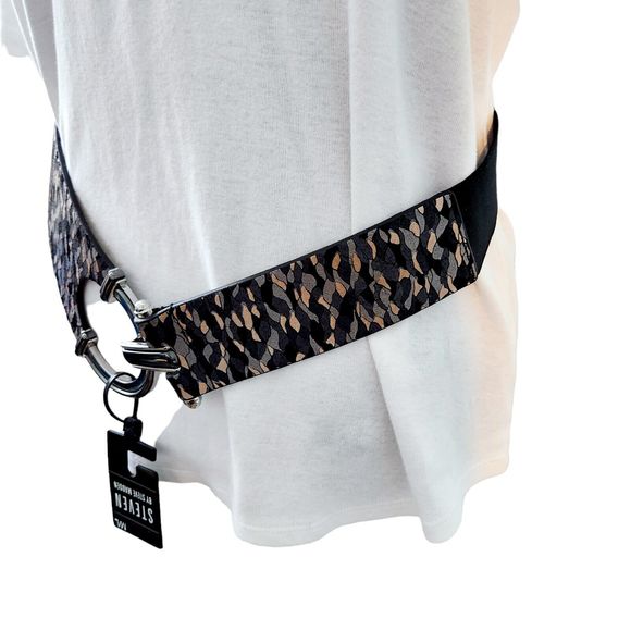 Steve Madden Stretch Belt NWT Size M/L - Picture 7 of 7
